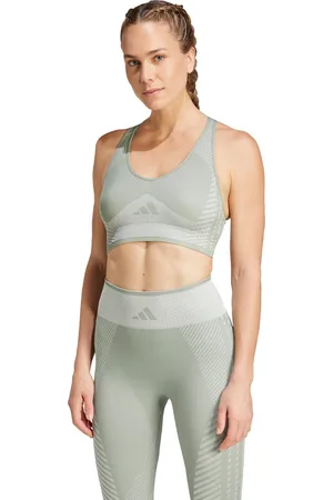 adidas Performance AEROKNIT Training Light Support Beha - Dames - - L