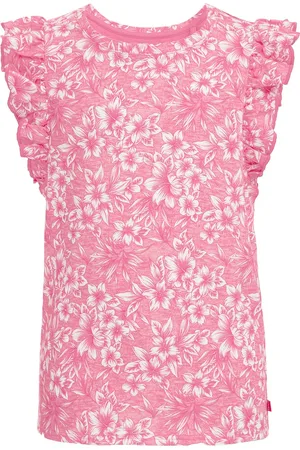 WE Fashion Meisjes singlet met ruches