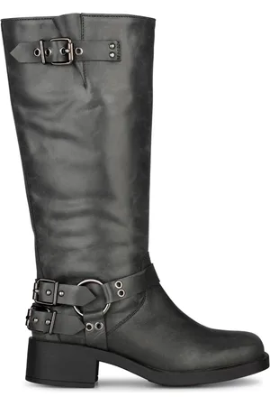 PS Poelman Poelman - Hoge leren biker boots met rit