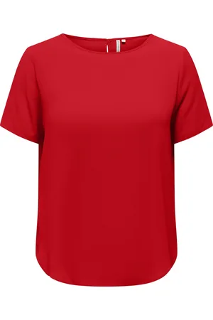 ONLY CARVICA LIFE SS TOP WVN NOOS - Dames - Blouses