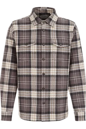 Van gils Heren geruit overshirt van katoen