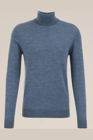 WE Fashion Heren coltrui van merinowol
