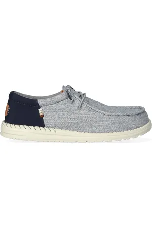 Hey dude Wally Funk Nylon Craft Heren Instappers Navy