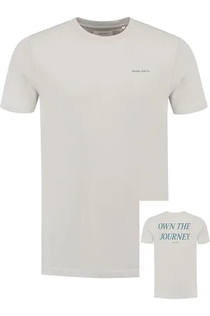 Pure Path T-shirt Regular Fit T Shirt 25010108 46 Sand Mannen