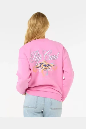 Rip Curl Hibiscus Diamond Heritage Crew - Pink