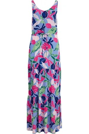 WE Fashion Dames maxi-jurk met dessin