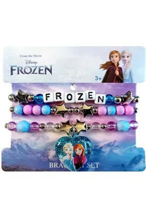 Disney 3x armband - bedels en kralen - one size