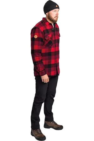 Pinewood Canada Classic 2.0 Red Black Shirt Heren
