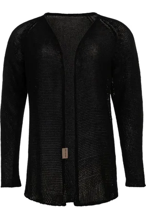 Knit Factory Jasmin Kort Gebreid Dames Vest - Lente & zomer vest - Dames cardigan gemaakt uit 80% gerecycled katoen - - 40/42