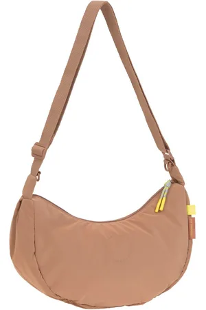 LÄSSIG Schoudertas Green Label Stretch Up Bum Bag Lichtbruin