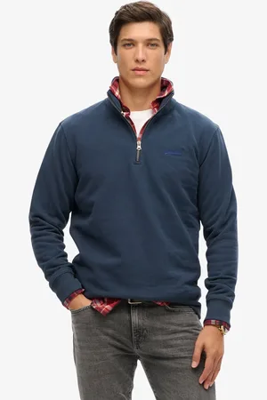 Superdry ESSENTIAL LOGO HENLEY Heren Trui