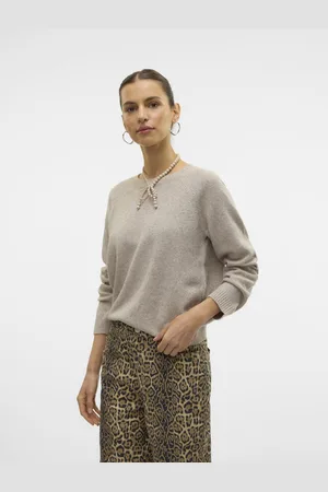 VERO MODA VMDOFFYSHINE LS O-NECK BLOUSE REP NOOS - Dames - Gebreide truien
