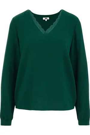WE Fashion Dames blouse met kant