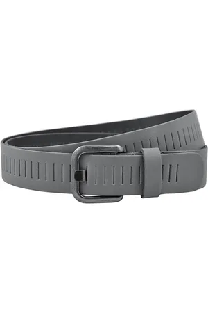 Landley Leren Geperforeerde Sleufjes Riem - Dames en Heren - Breedte 4 cm - Unisex Ceintuur - Echt Leer - - Lengte totaal 145 cm / Riemmaat 125