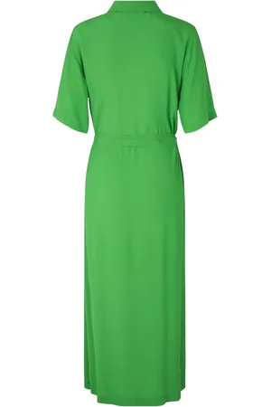 Modstrom Groene midi-jurk Cash