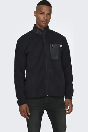 Only & Sons ONLY&SONS - ONSJUST REG FULL ZIP TEDDY SWEAT BF - Heren - Sweaters