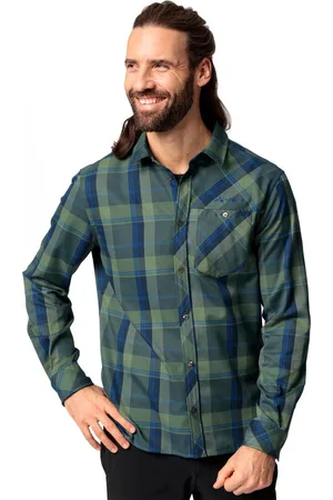 Vaude Neshan Iv Shirt Met Lange Mouwen Groen M Man