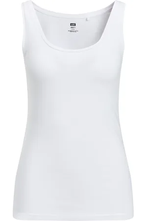 WE Fashion Dames singlet van biologisch katoen