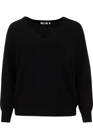 WE Fashion Dames gebreide trui - Curve