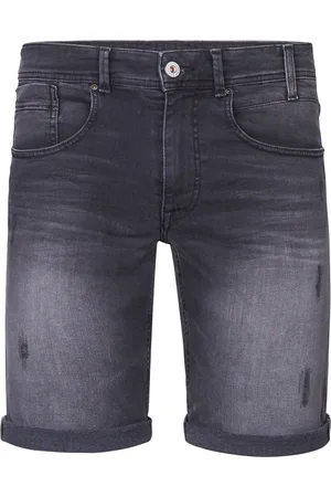 Petrol Industries Heren Blizzard Denim Short Baystone - Zwart