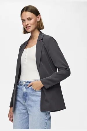 Pieces® Blazer Pcbozzy Ls Loose Blazer Noos Bc 17114792 Magnet Dames