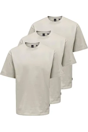 Only & Sons Heren t-shirt 3 pack Onsfred