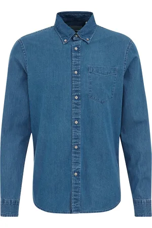 Van gils Heren premium denim overhemd