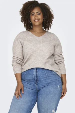 ONLY CARCAMILLA V-NECK L/S PULLOVER KNT NOOS Dames Trui