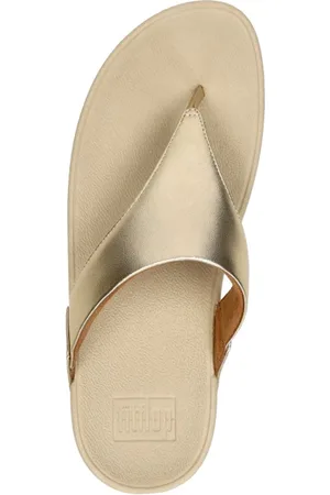 FitFlop Lulu Leather Toepost Vrouwen Teenslippers - - 43