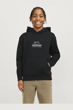 JACK & JONES JACK&JONES - JCOLIMA LOGO SWEAT HOOD BF JNR - Jongens - Sweaters