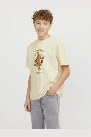 JACK & JONES JACK&JONES - JORANATOMY SKULL TEE SS CREW NECK SN JNR - Jongens - T-shirts