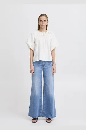 Ichi Blouse Ihutako Sh 20122852 114201 Cloud Dancer Dames