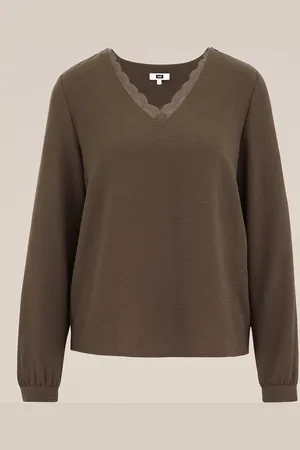 WE Fashion Dames blouse met kant