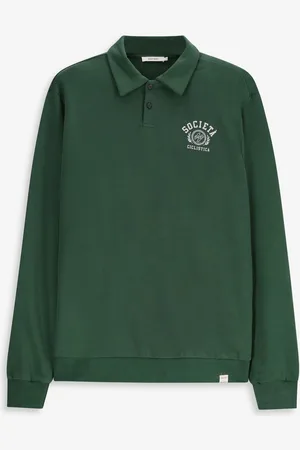 Sissy-Boy Donkergroene polo sweater