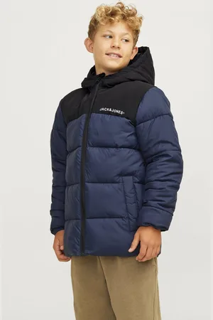JACK & JONES JJMOON HOOD PUFFER MNI Jongens Jas