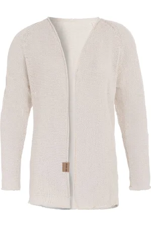 Knit Factory Jasmin Kort Gebreid Dames Vest - Lente & zomer vest - Dames cardigan gemaakt uit 80% gerecycled katoen - - 40/42