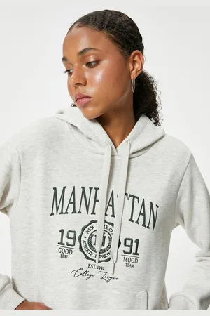 Koton Capuchon kraag geborduurd Sweatshirt