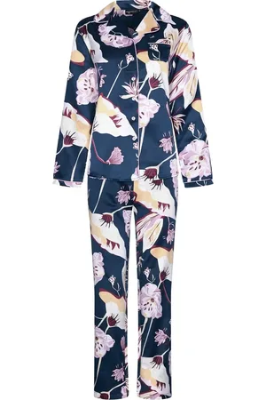 Pastunette Deluxe Dames Pyjama Satijn lange mouwen - - 48