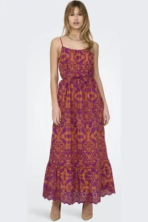 ONLY ONLLOU LIFE EMB STRAP ANKEL DRESS PTM - Dames - Mini jurken