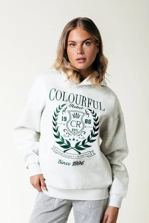 Colourful rebel College 1986 Embro Clean Hoodie - Dames - Hoodies