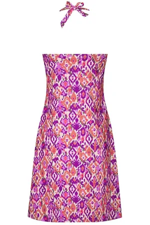 Ten Cate BEACH - dress halter - Jurkje strand dames - Multicolour-Roze