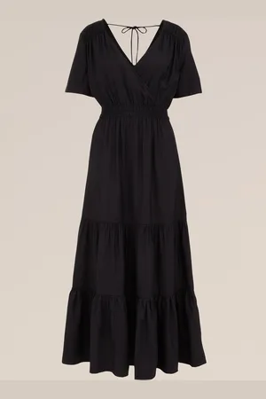 WE Fashion Dames maxi-jurk met structuur