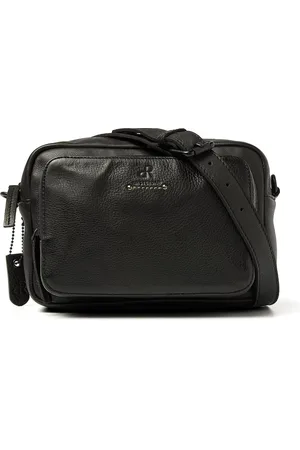 dR Amsterdam Schoudertas | Schoudertas dames | Crossbody tas dames | Handtassen dames | Leren schoudertas | Tampa - 933738 Black