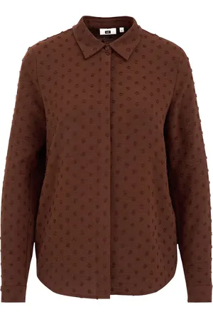 WE Fashion Dames blouse met structuur