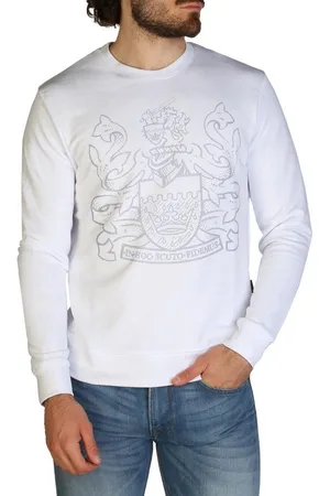 Aquascutum Kleding - Sweatshirts - FAI001-85 - Heren - navy,white - L