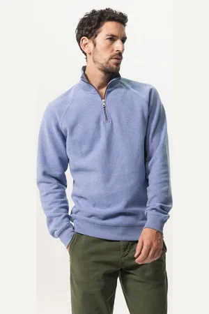 Sissy-Boy Blauwe sweater met rits