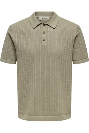 Only & Sons ONLY&SONS - ONSMOON REG 12 SS POLO KNIT NOOS - Heren - Polo