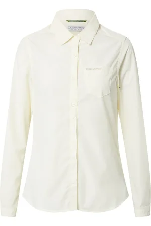 Craghoppers UV blouse voor vrouwen - Lange mouwen - Kiwi - - maat S (38)