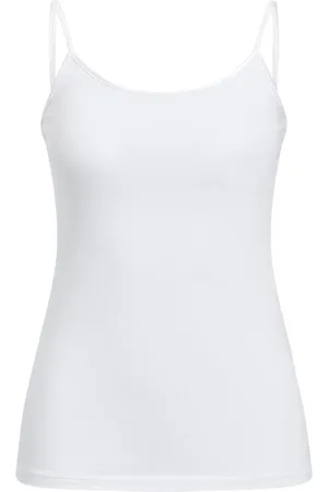 WE Fashion Dames organic cotton singlet