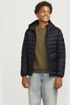 JACK & JONES JJESPRINT PUFFER HOOD NOOS JNR Jongens Jas